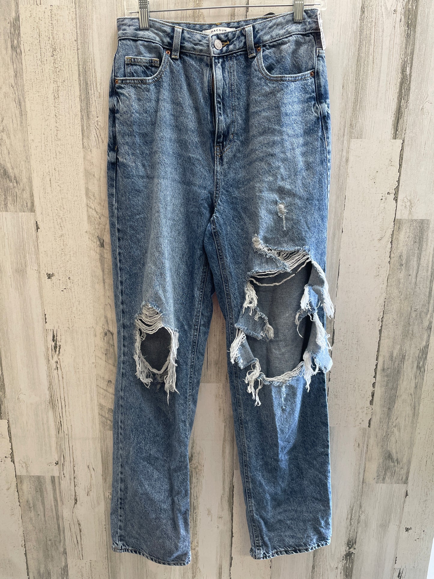 Jeans Boot Cut By Pacsun In Blue Denim, Size: 6