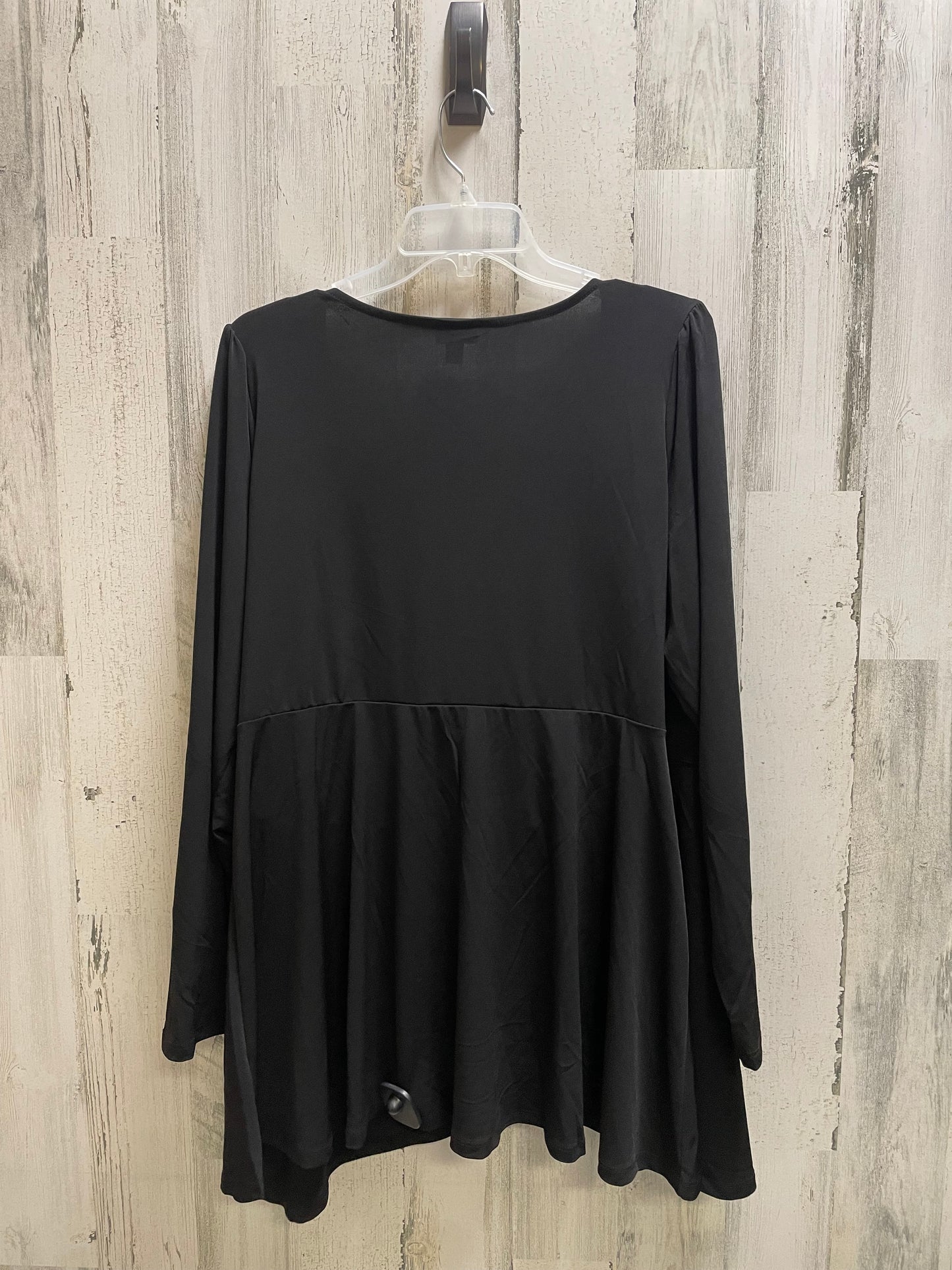 Top Long Sleeve By Torrid In Black, Size: 3x