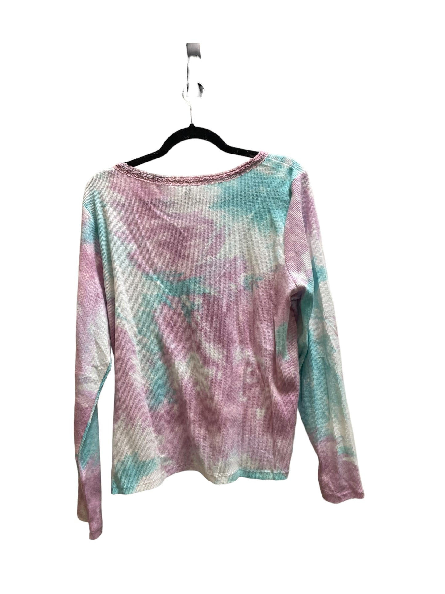 Top Long Sleeve By Derek Heart In Multi-colored, Size: 2x