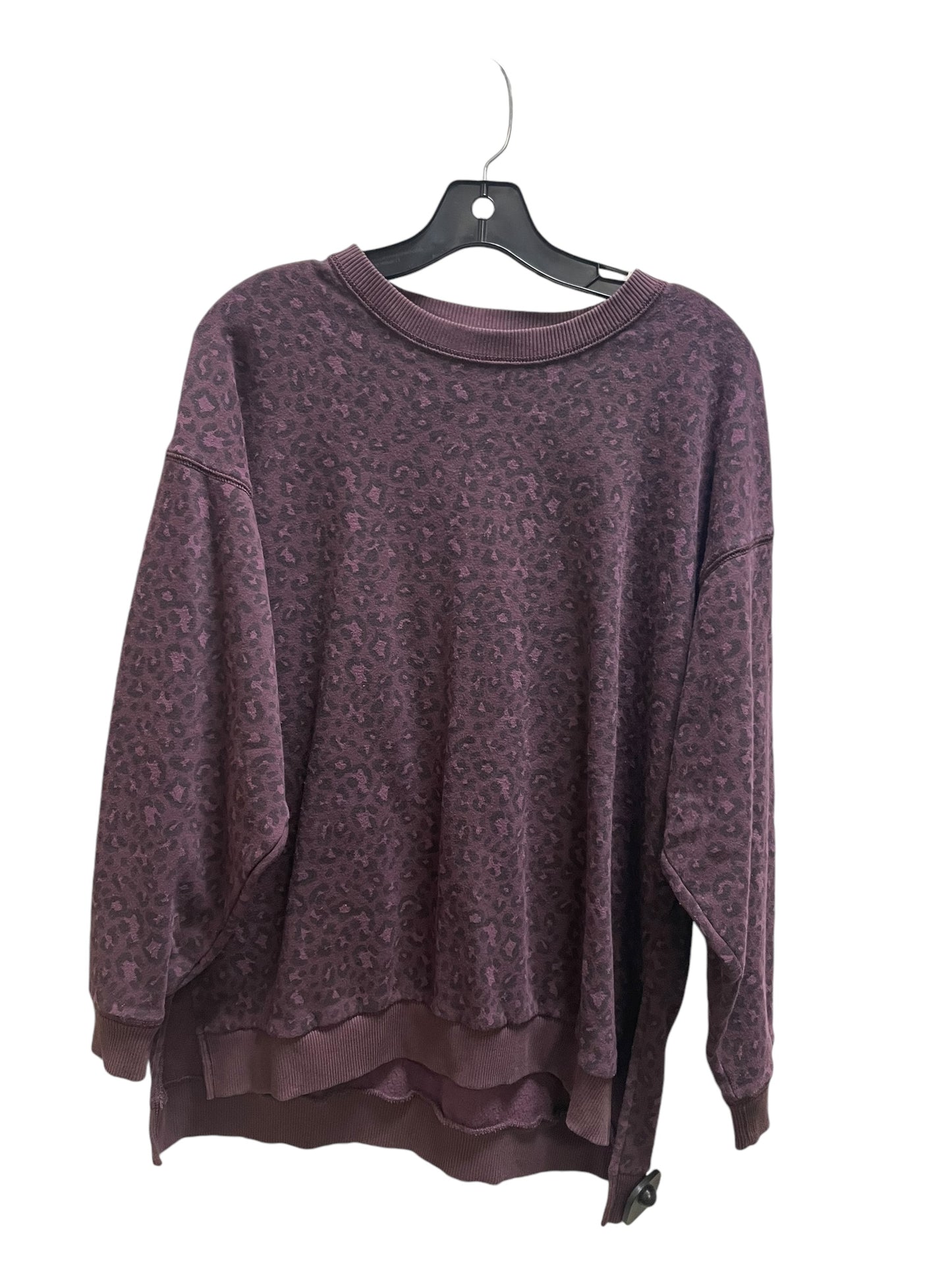 Sweatshirt Crewneck By American Eagle In Purple, Size: Xs