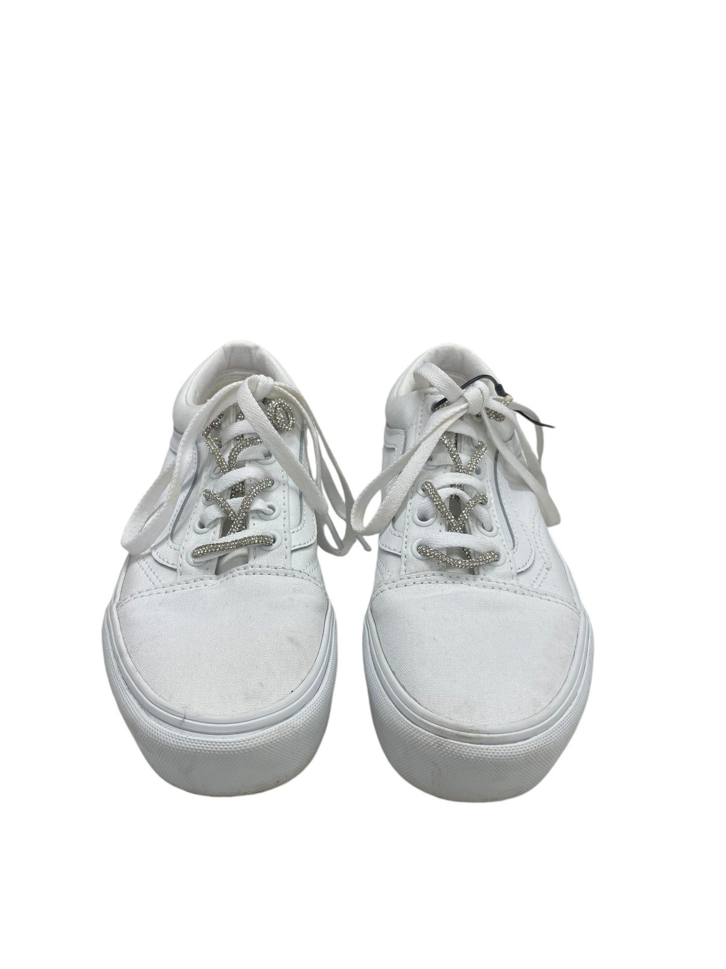 Shoes Sneakers By Vans In White, Size: 7