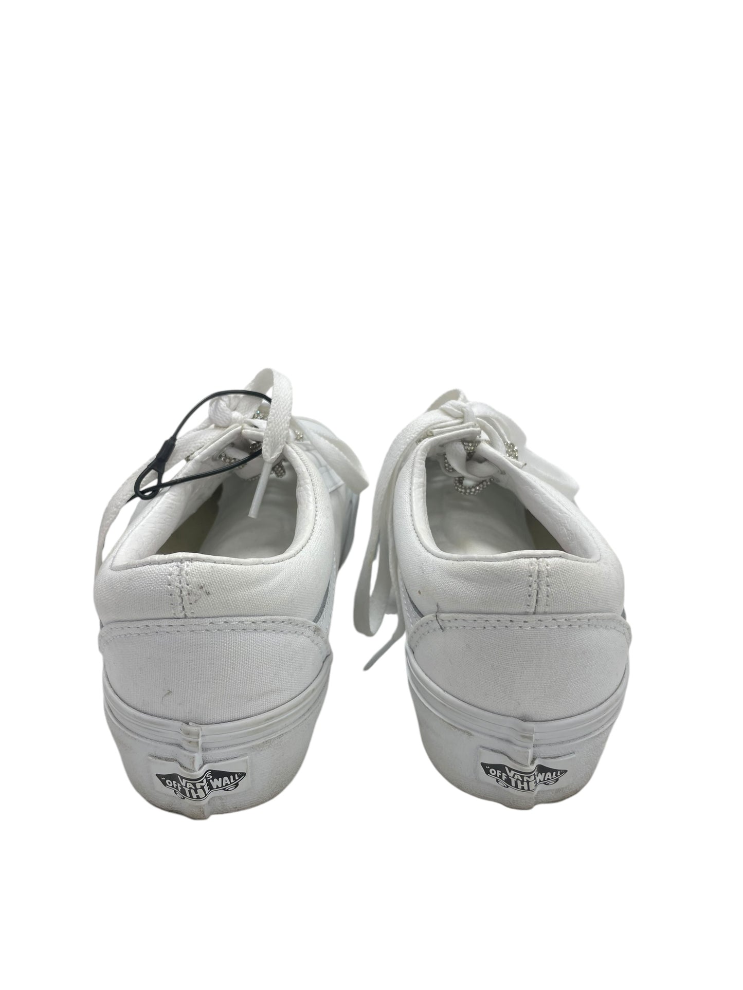 Shoes Sneakers By Vans In White, Size: 7