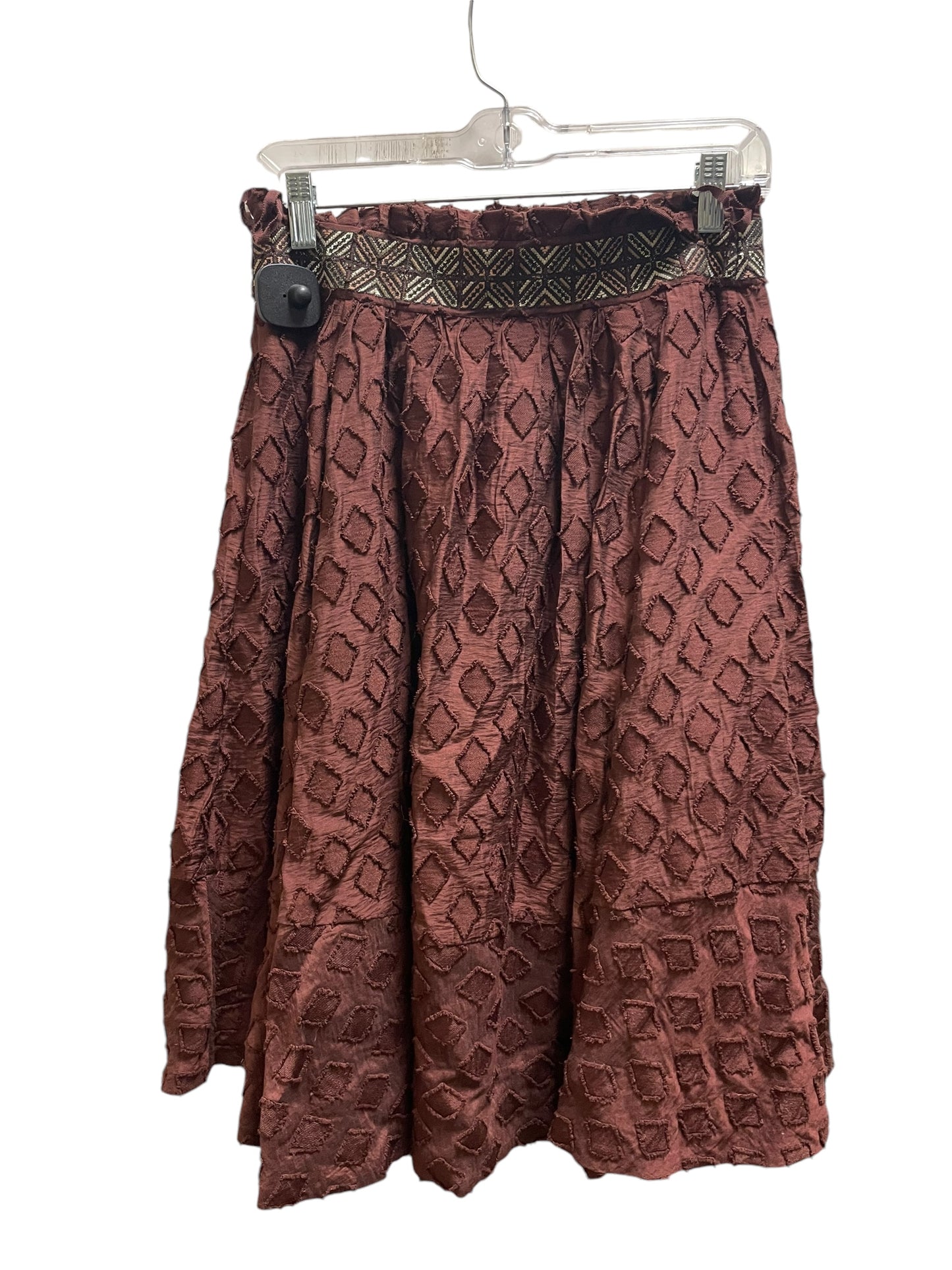 Skirt Midi By Maeve In Brown, Size: 4