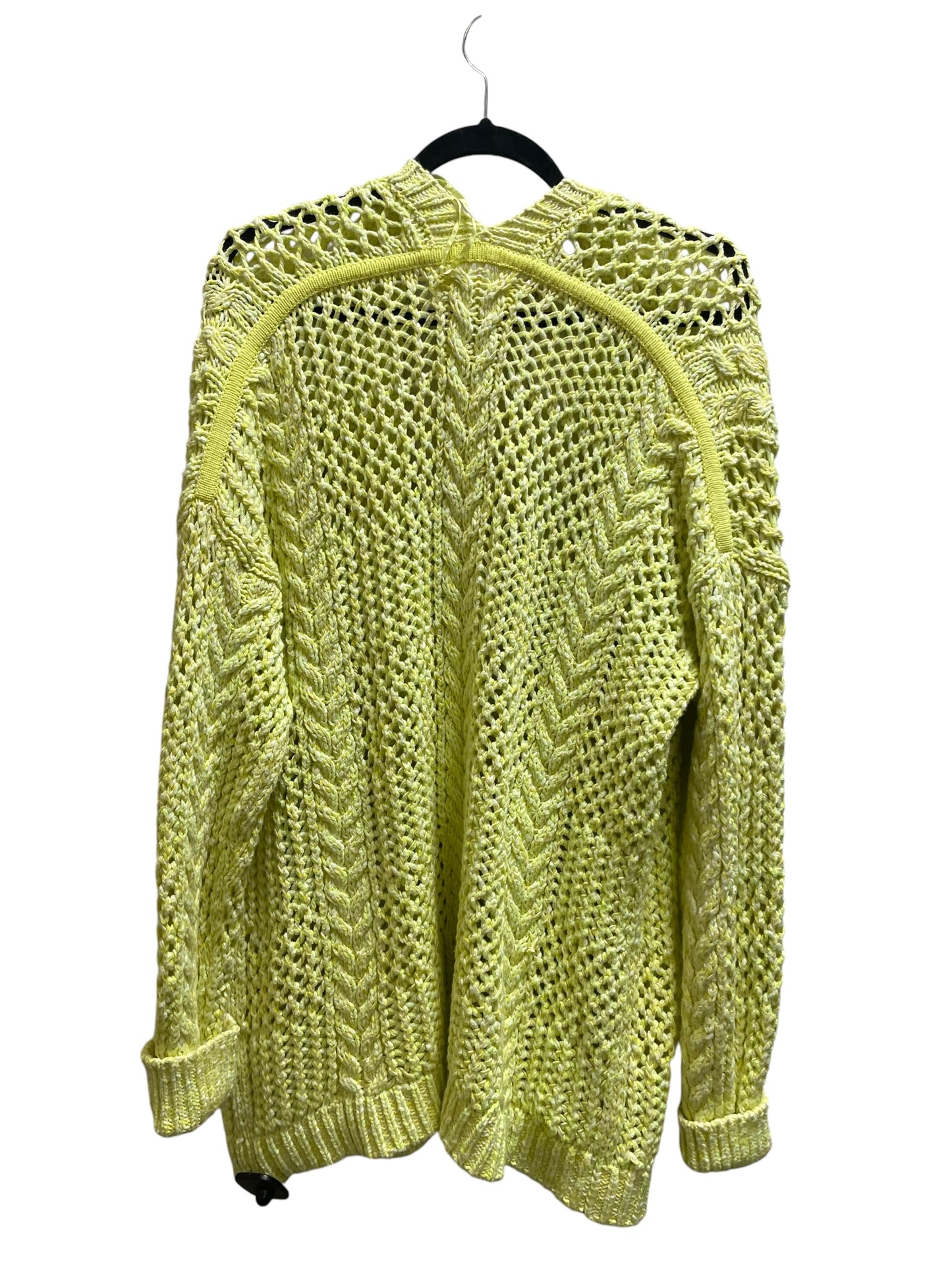 Cardigan By Anthropologie In Yellow, Size: M