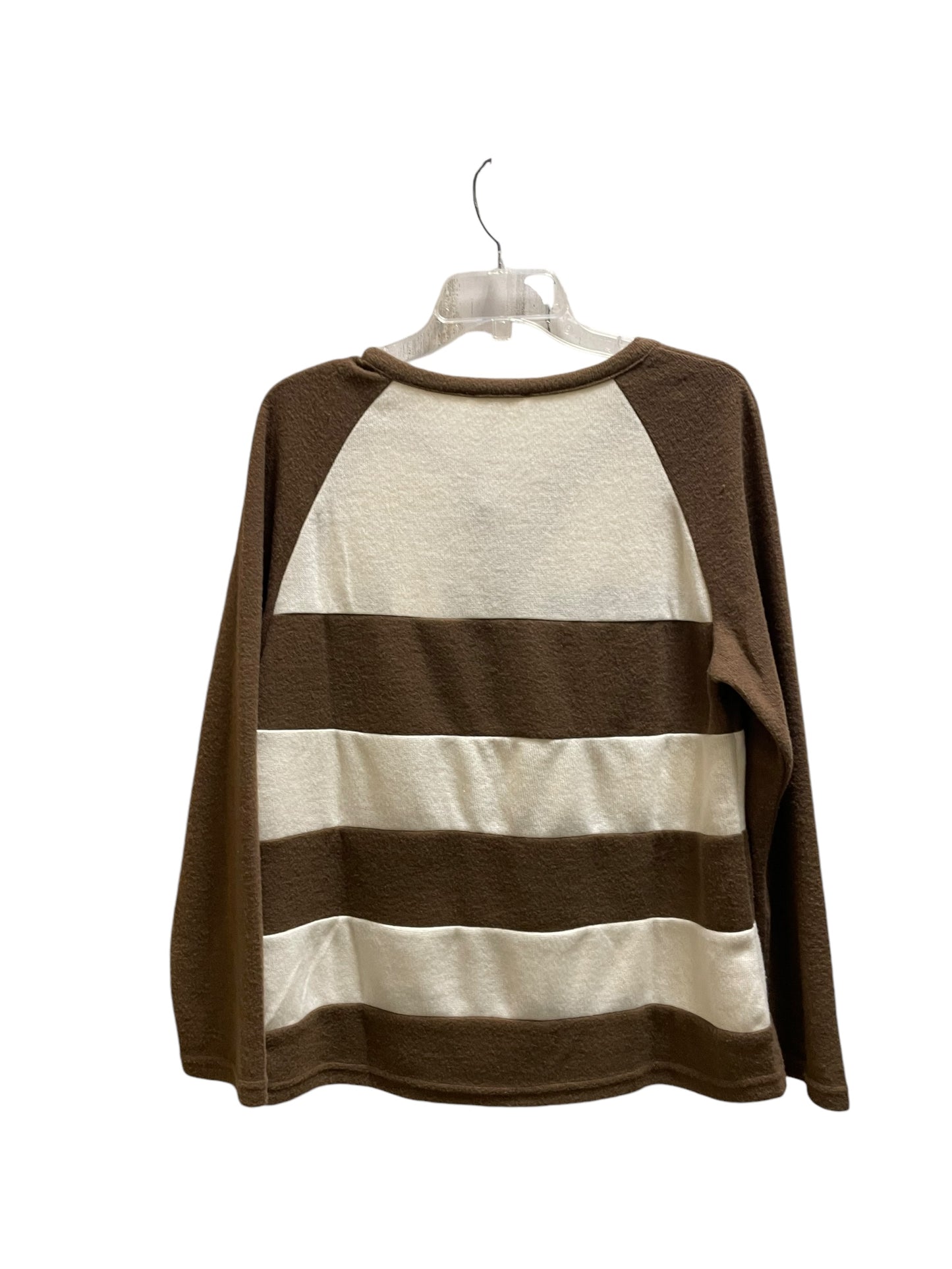 Sweater By Cotton Bleu In Brown, Size: S