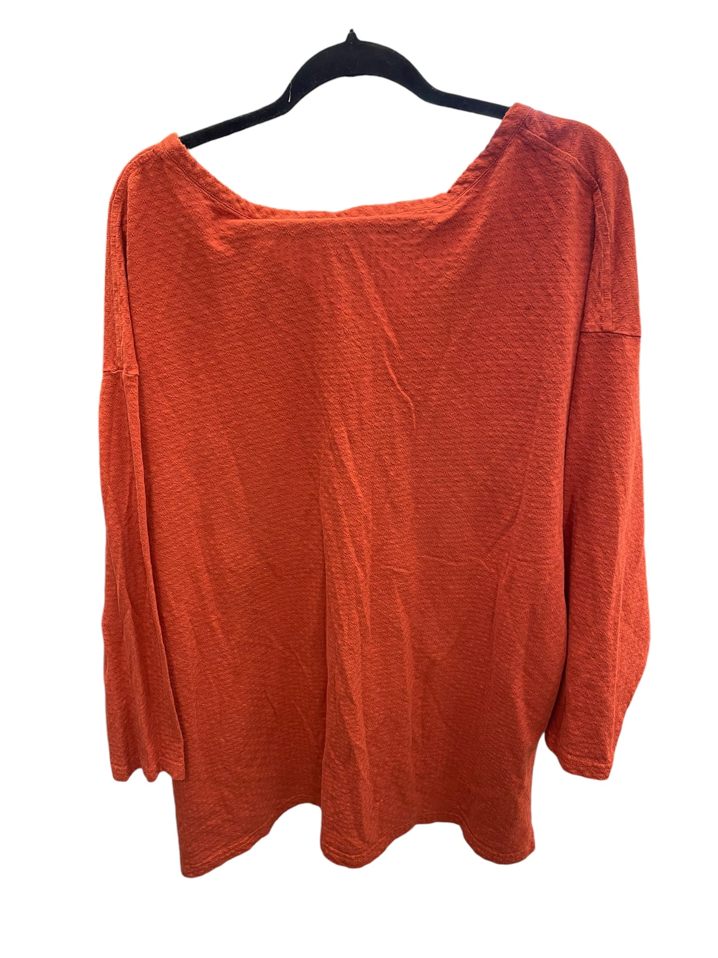 Top Long Sleeve By Old Navy In Orange, Size: 2x