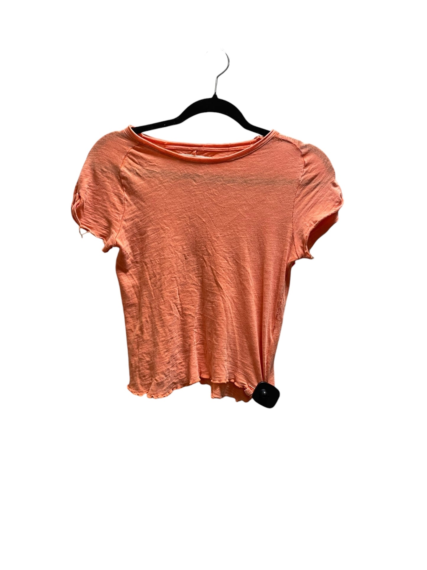 Top Short Sleeve By We The Free In Orange, Size: S