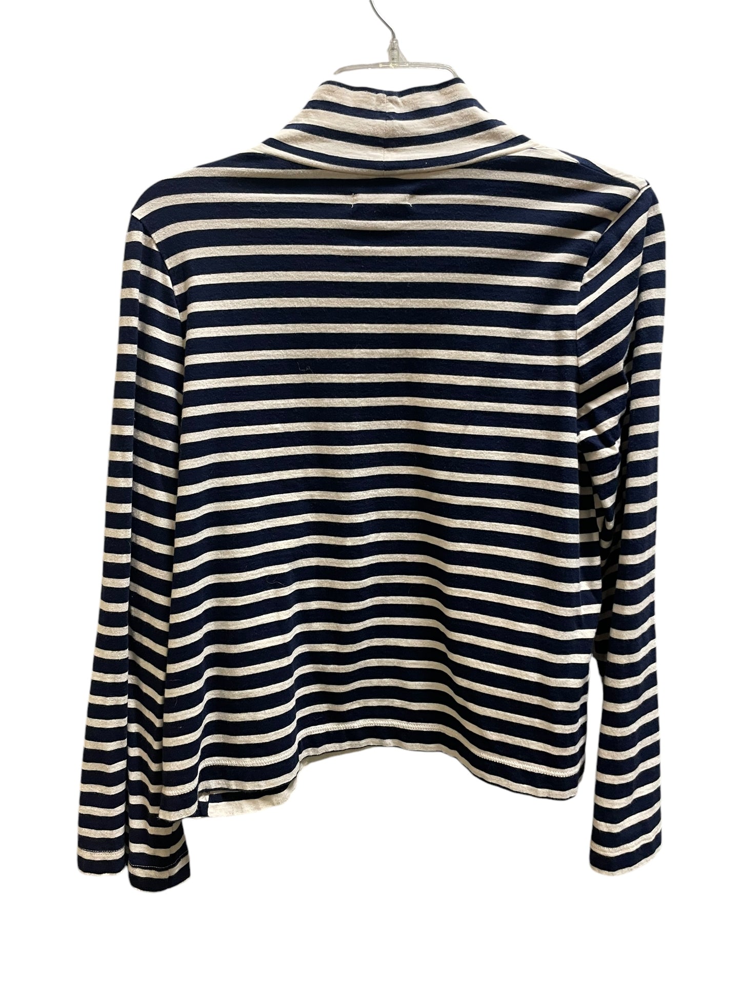 Top Long Sleeve By Madewell In Striped Pattern, Size: S