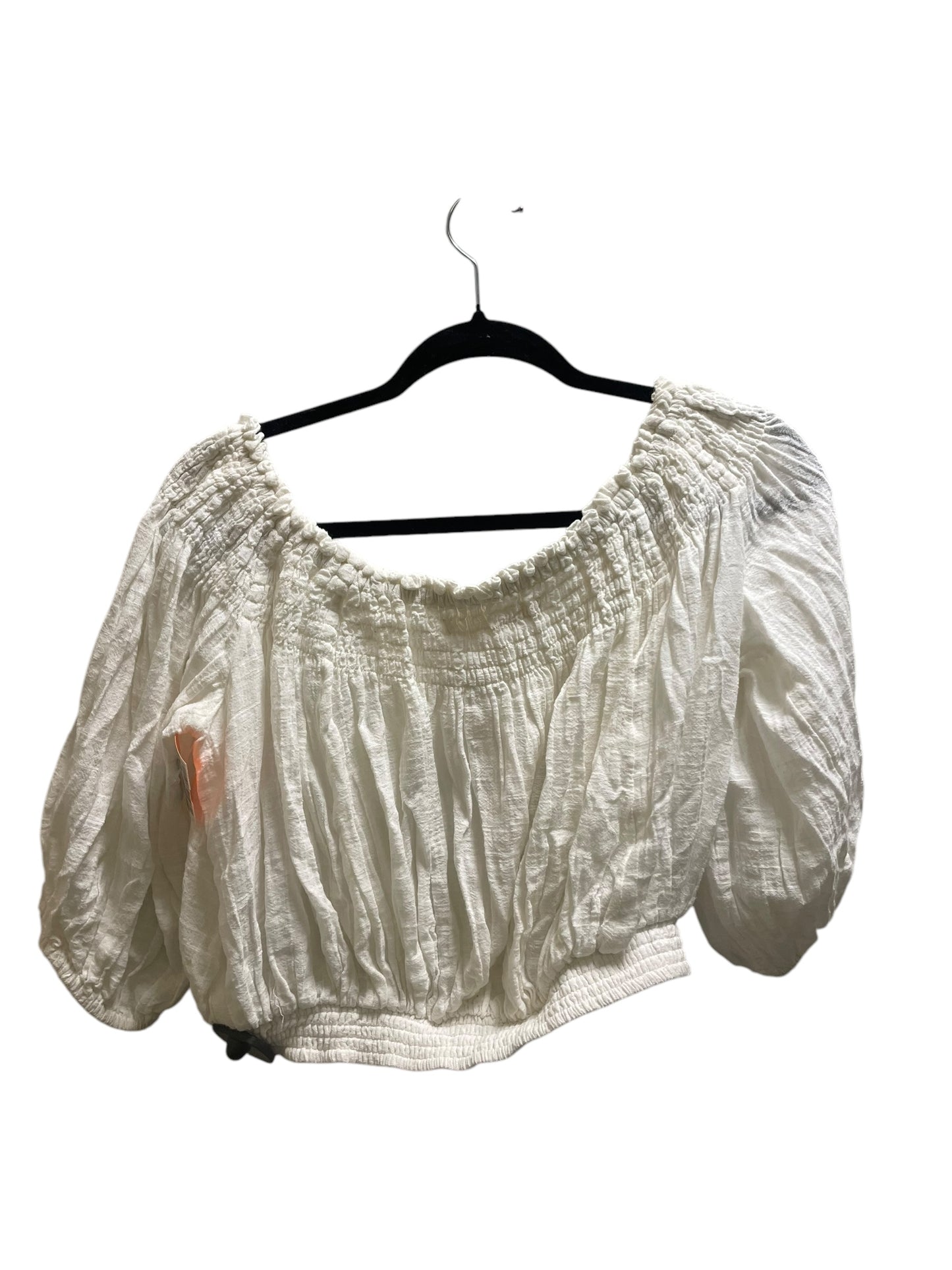 Top Long Sleeve By We The Free In White, Size: S