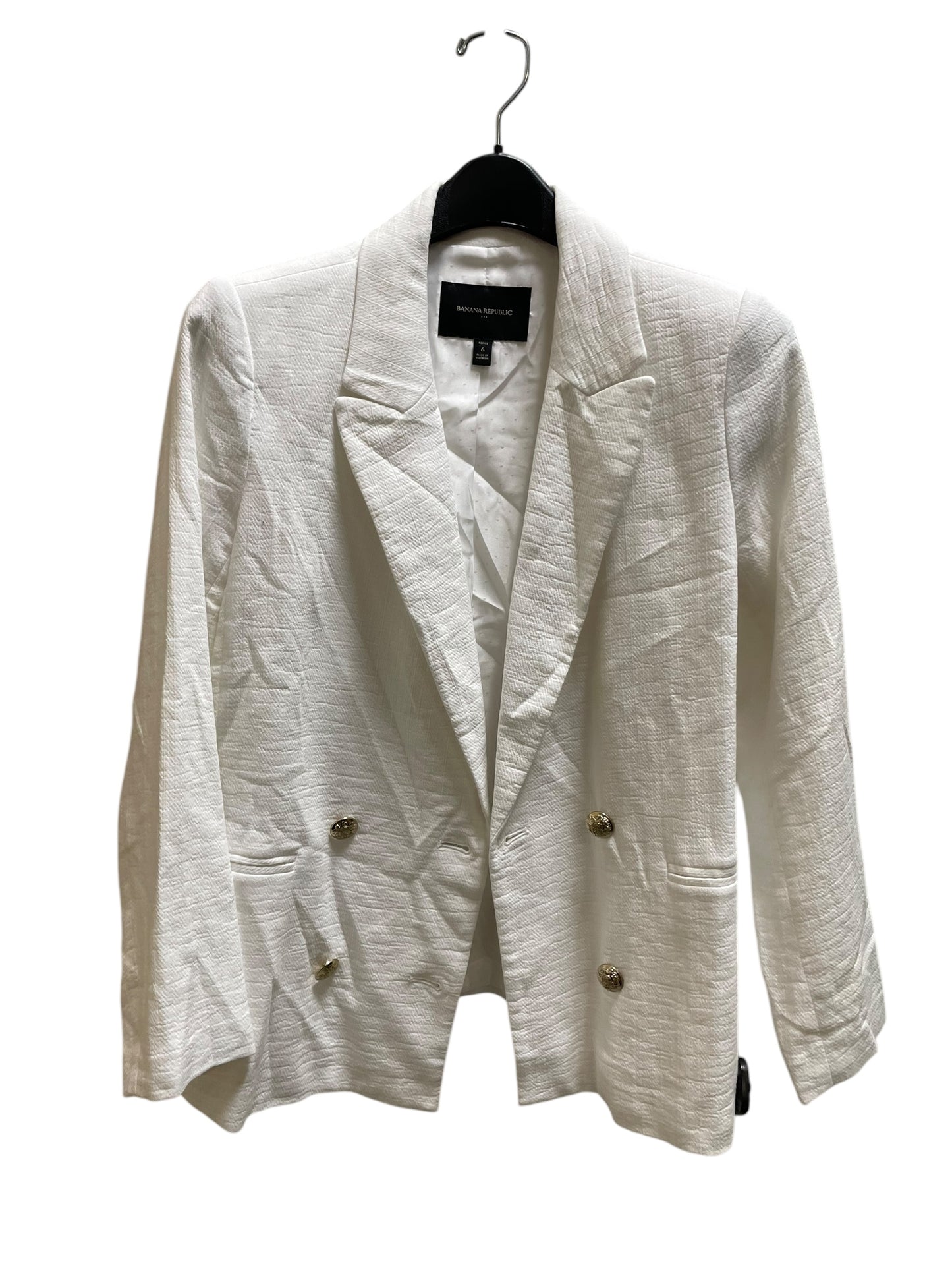 Blazer By Banana Republic In White, Size: S