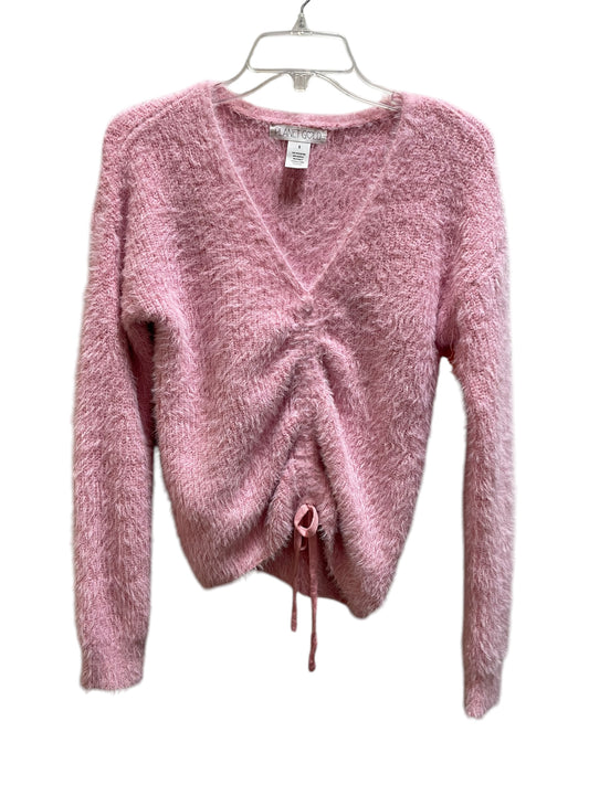 Sweater By Clothes Mentor In Pink, Size: S