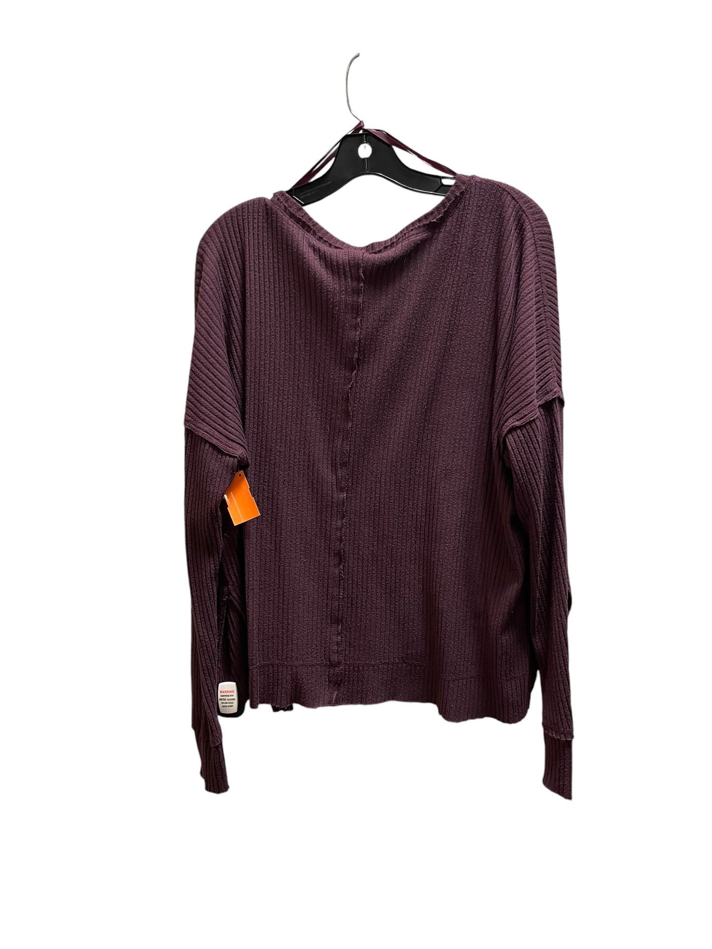 Top Long Sleeve By Wild Fable In Purple, Size: M