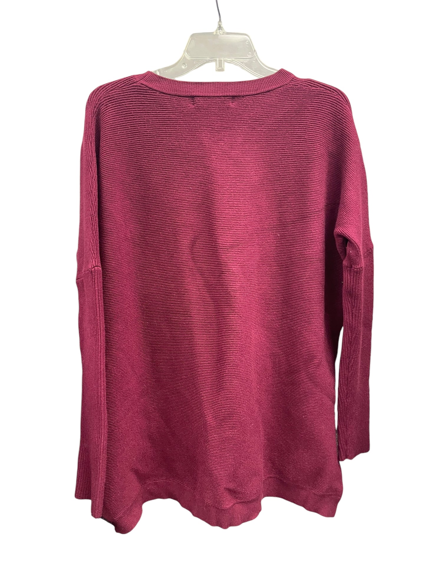 Sweater By Clothes Mentor In Maroon, Size: M