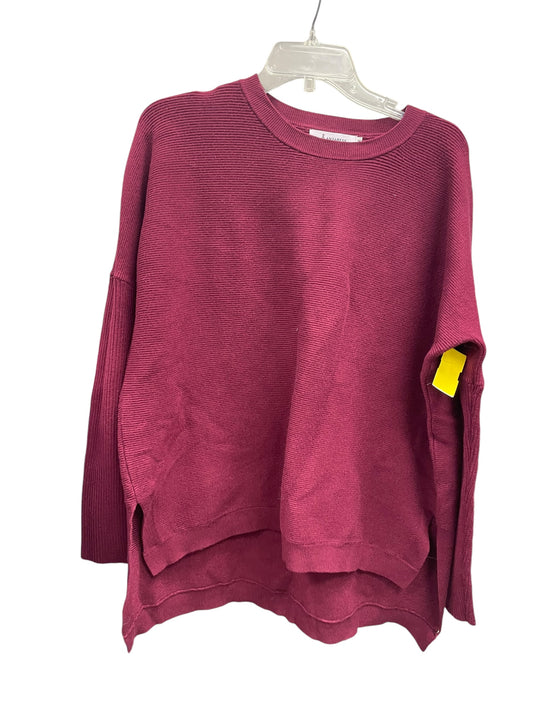 Sweater By Clothes Mentor In Maroon, Size: M