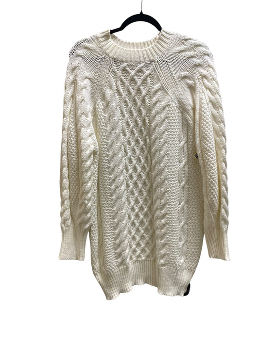 Sweater By Clothes Mentor In White, Size: S