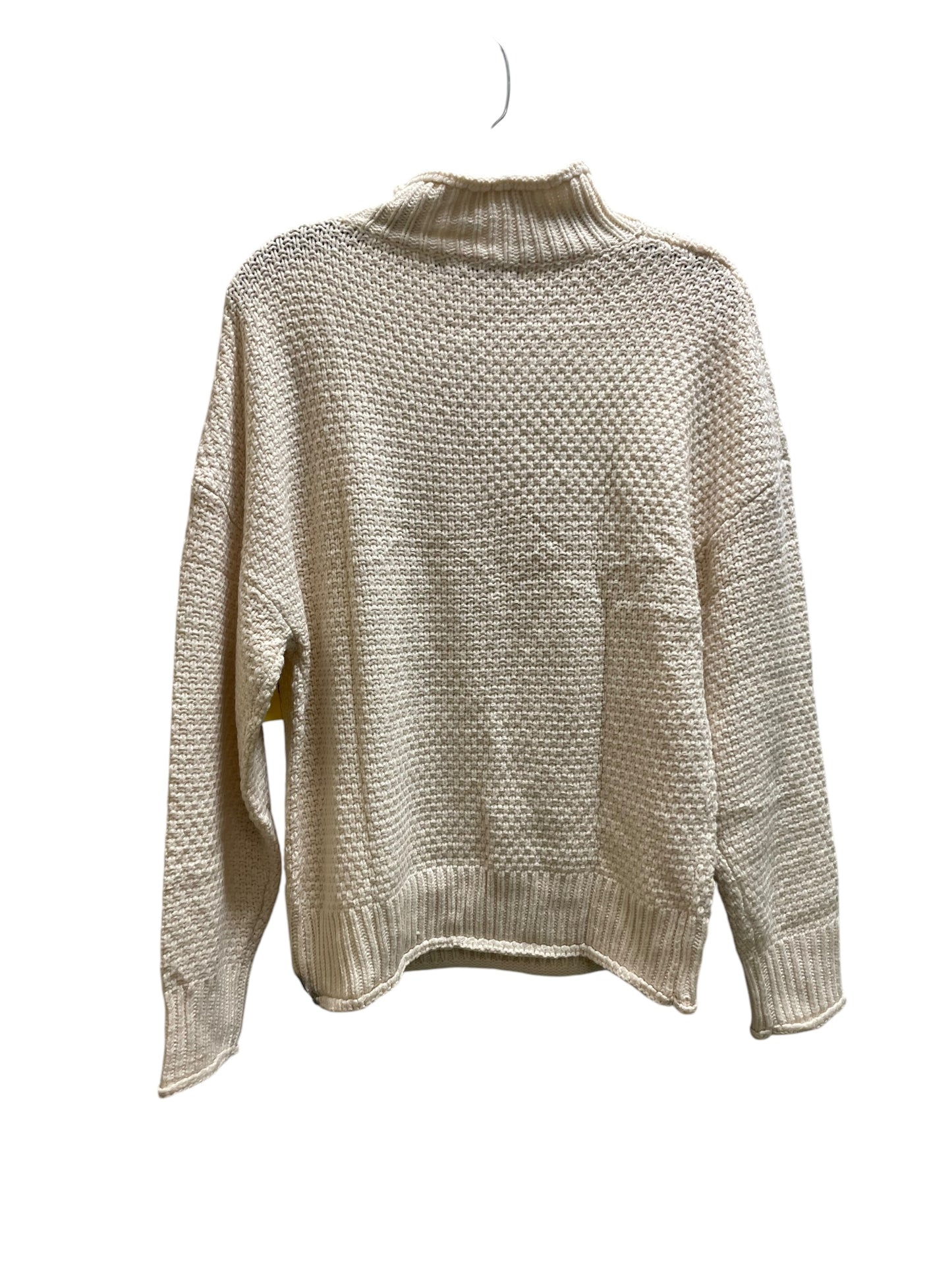 Sweater By Clothes Mentor In Cream, Size: M