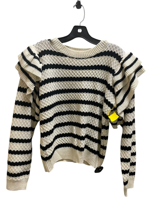 Top Long Sleeve By Shein In Striped Pattern, Size: M