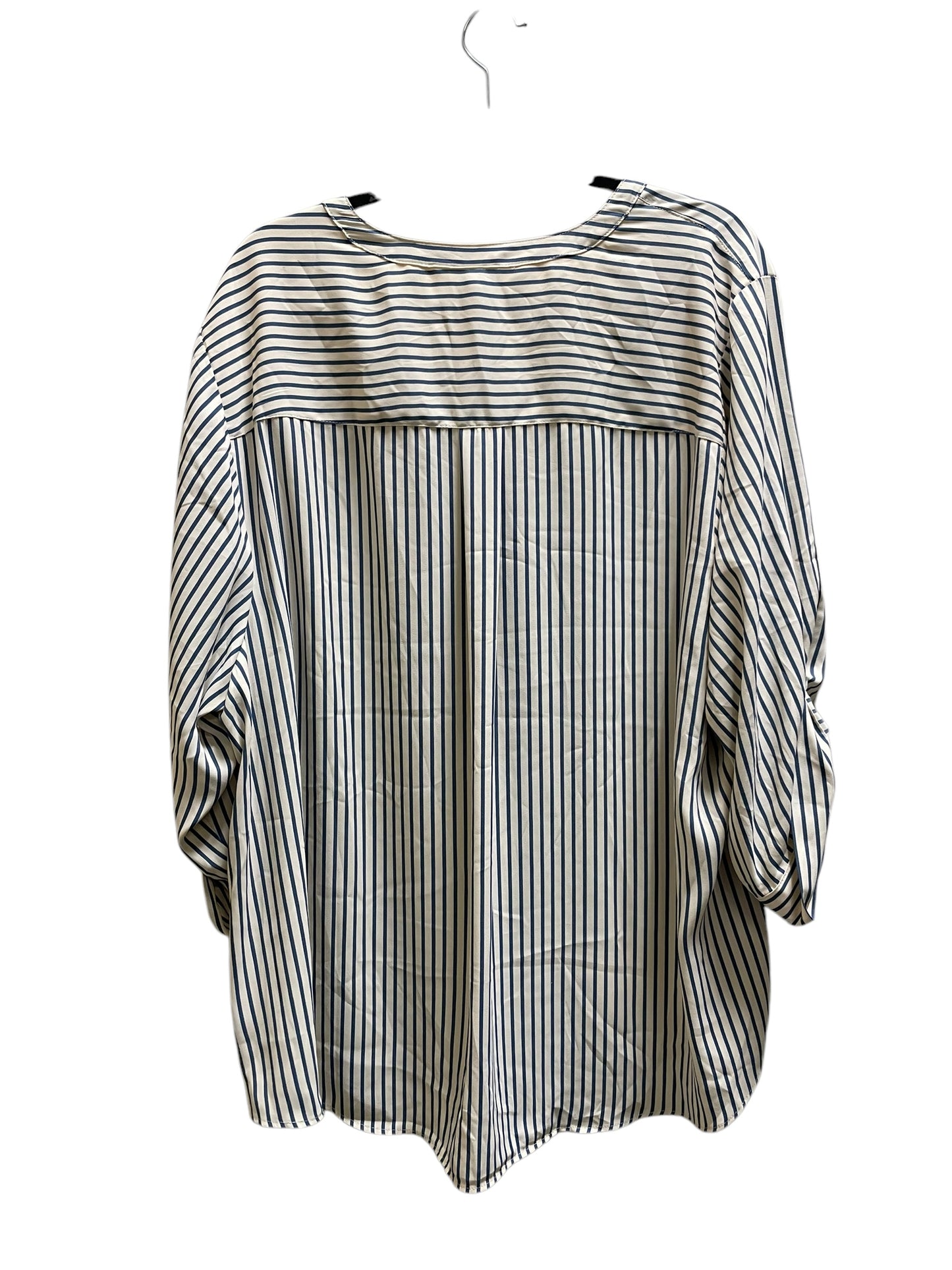 Top Long Sleeve By Torrid In Striped Pattern, Size: 4x