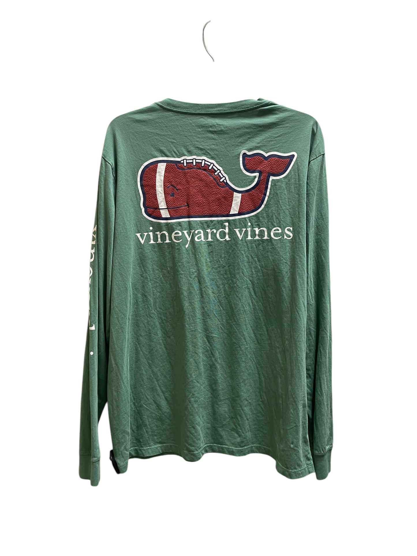 Top Long Sleeve By Vineyard Vines In Green, Size: L