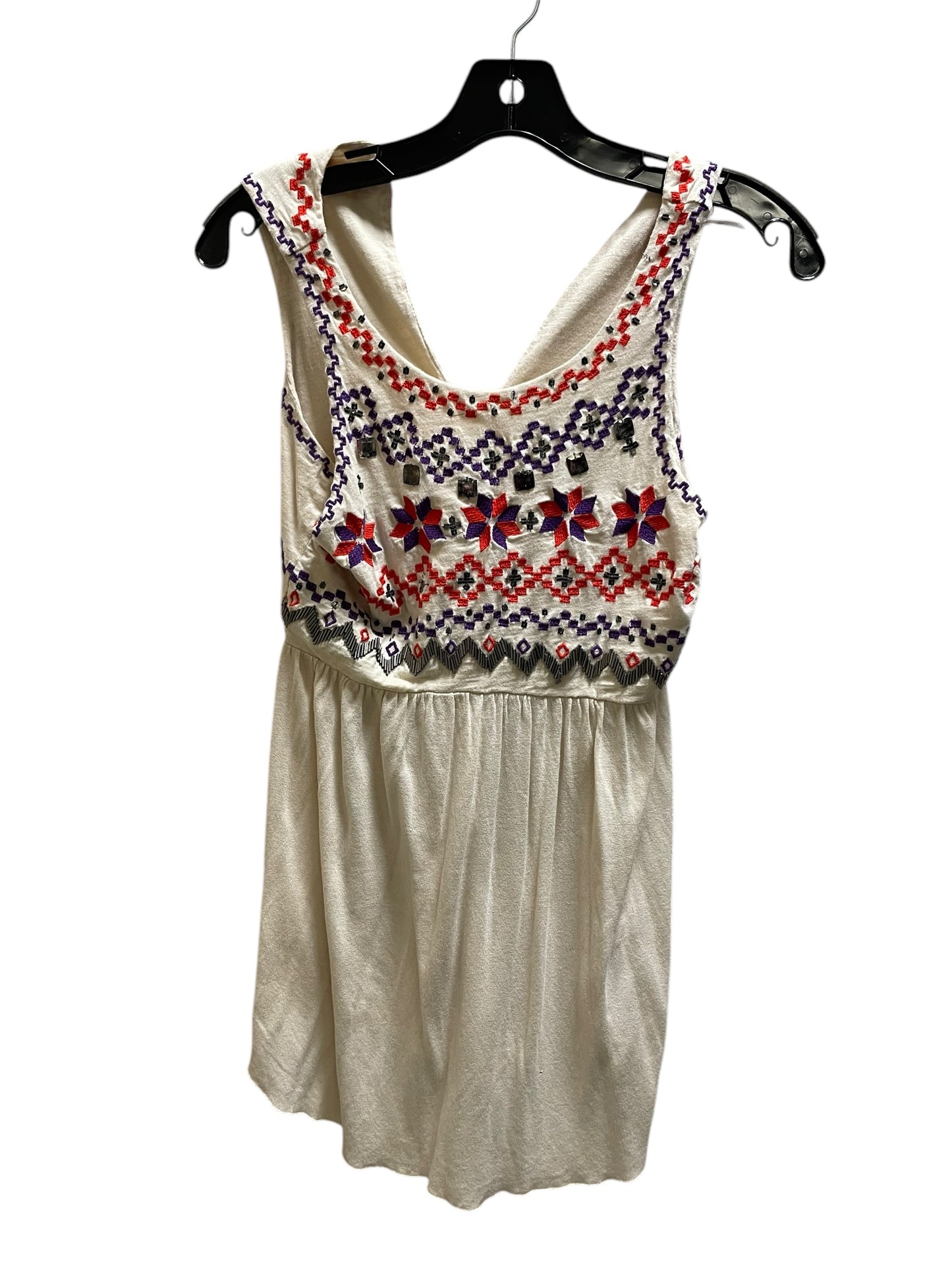 Top Sleeveless By Free People In Cream, Size: S