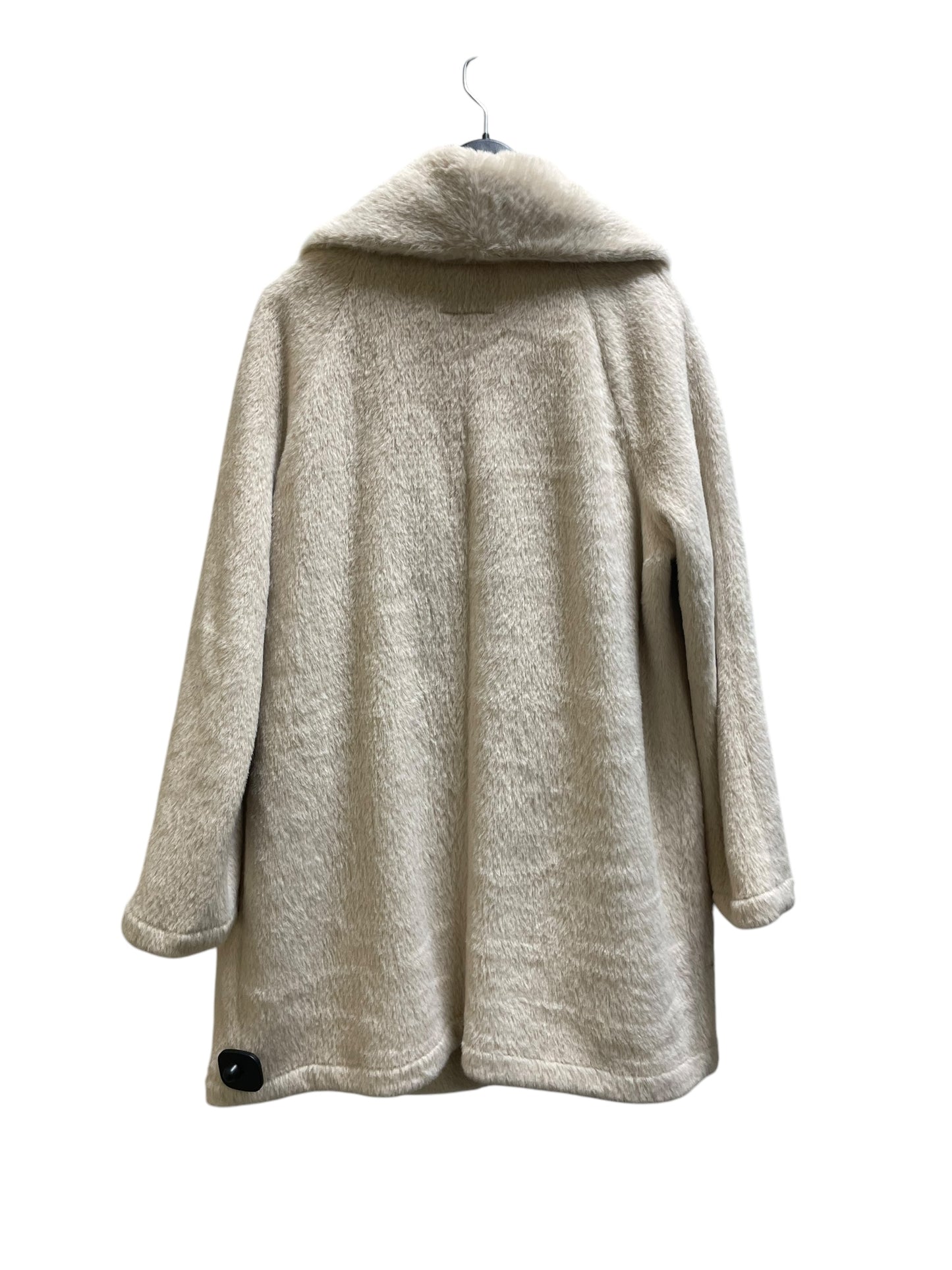 Coat Faux Fur & Sherpa By Sanctuary In Cream, Size: L