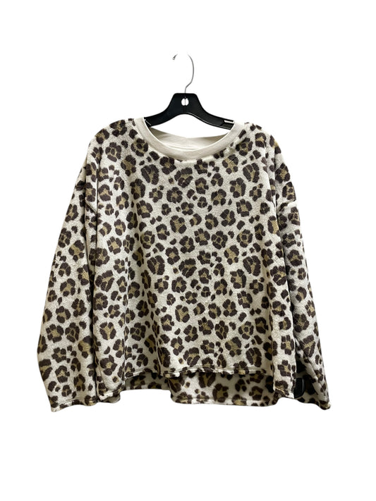 Sweater By Aerie In Animal Print, Size: L