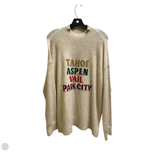 Sweater By Lou And Grey In Tan, Size: L