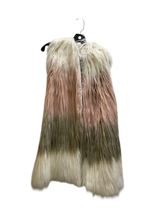 Vest Faux Fur & Sherpa By Joseph A. In Multi-colored, Size: Xl