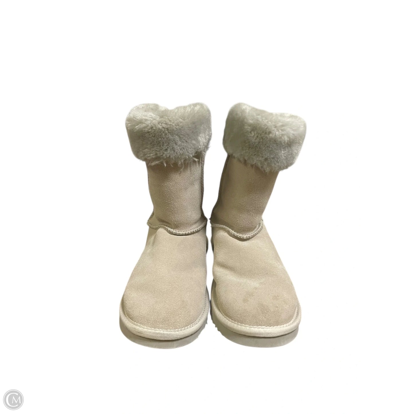 Boots Ankle Flats By Lamo In Tan, Size: 9