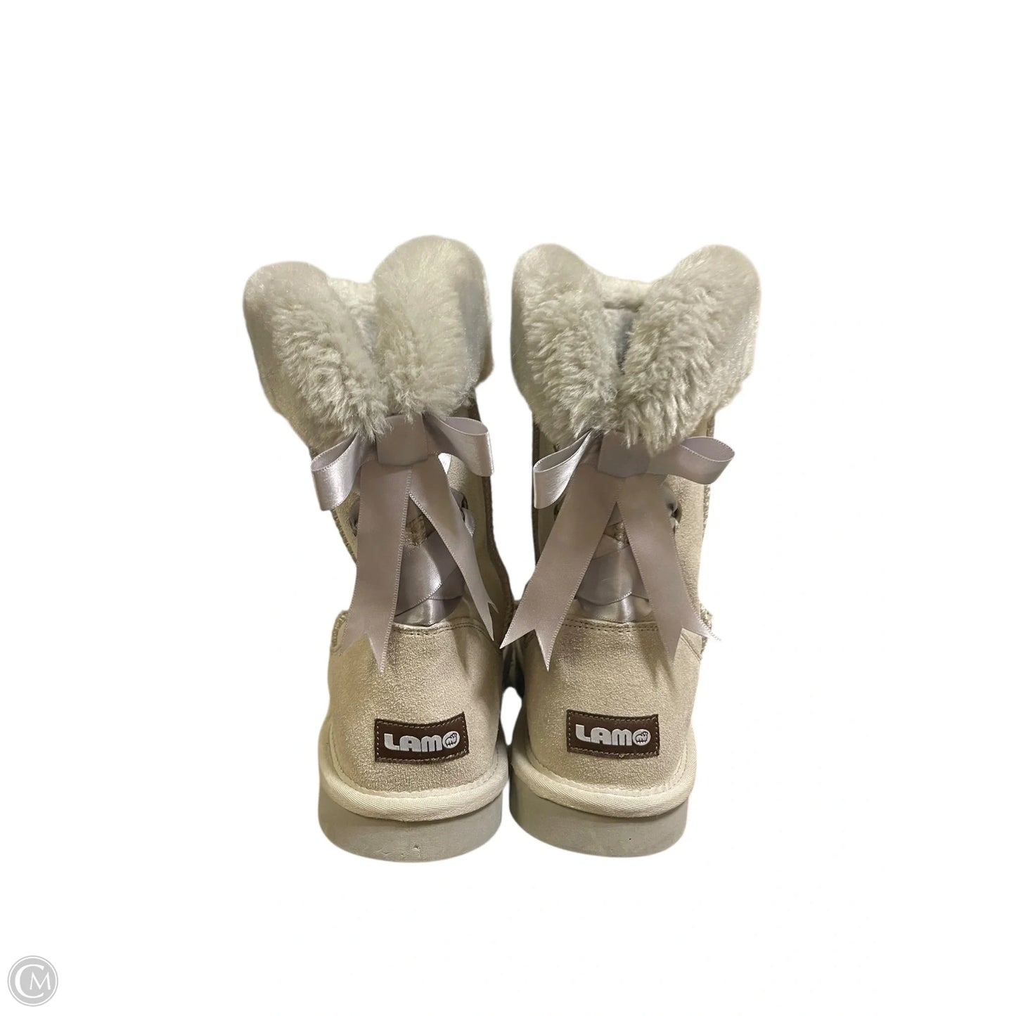 Boots Ankle Flats By Lamo In Tan, Size: 9