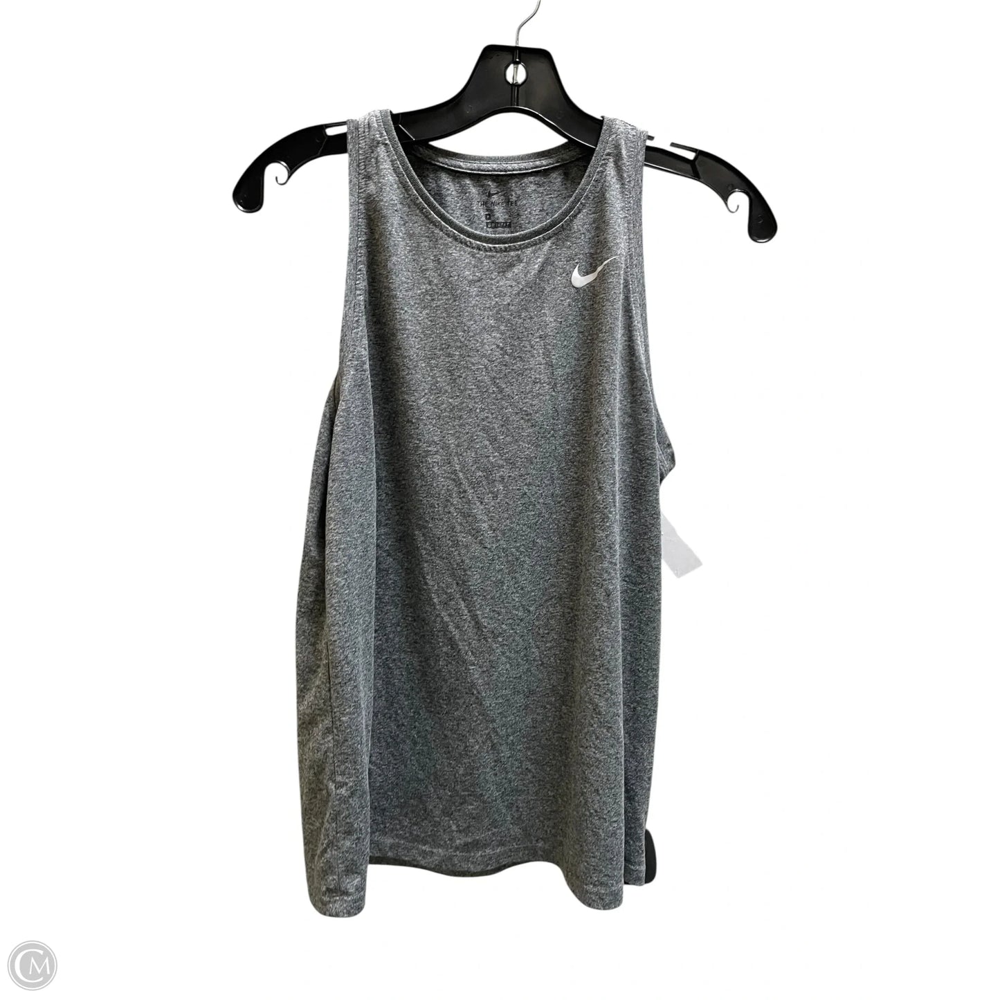 Athletic Tank Top By Nike Apparel In Grey, Size: M