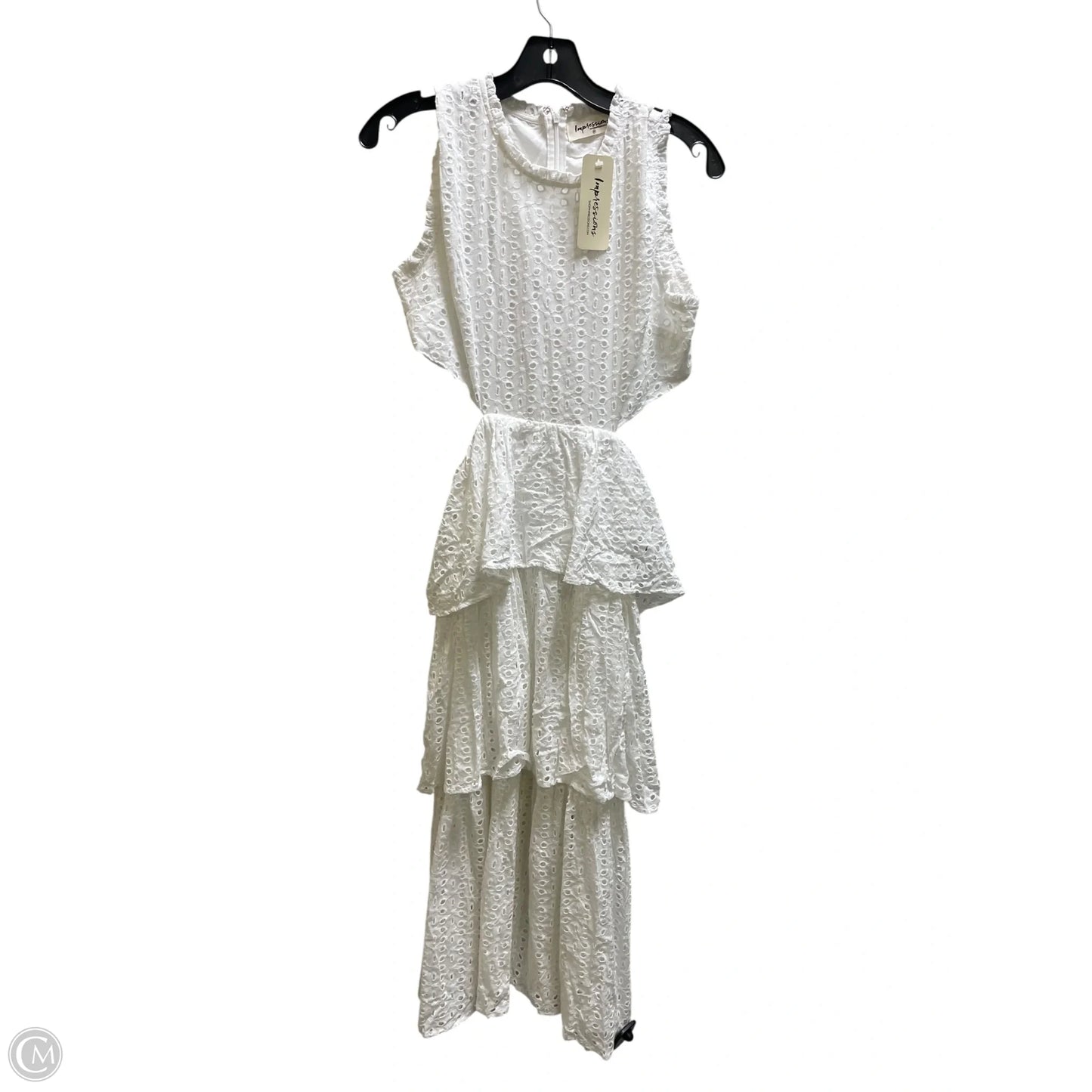Dress Casual Maxi By Impressions In White, Size: M