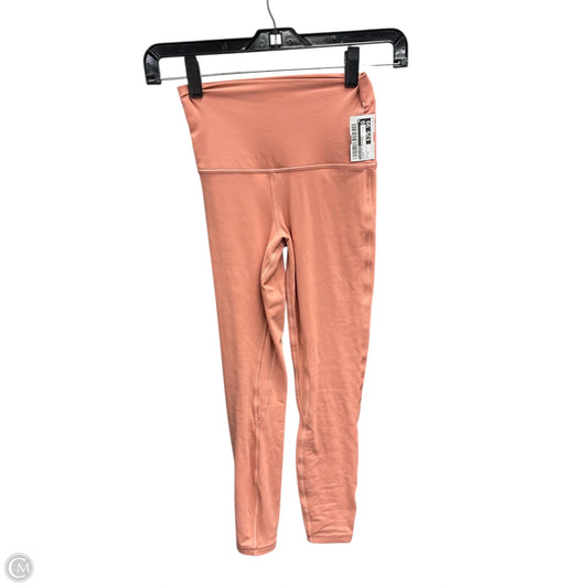 Athletic Leggings By Lululemon In Peach, Size: 2