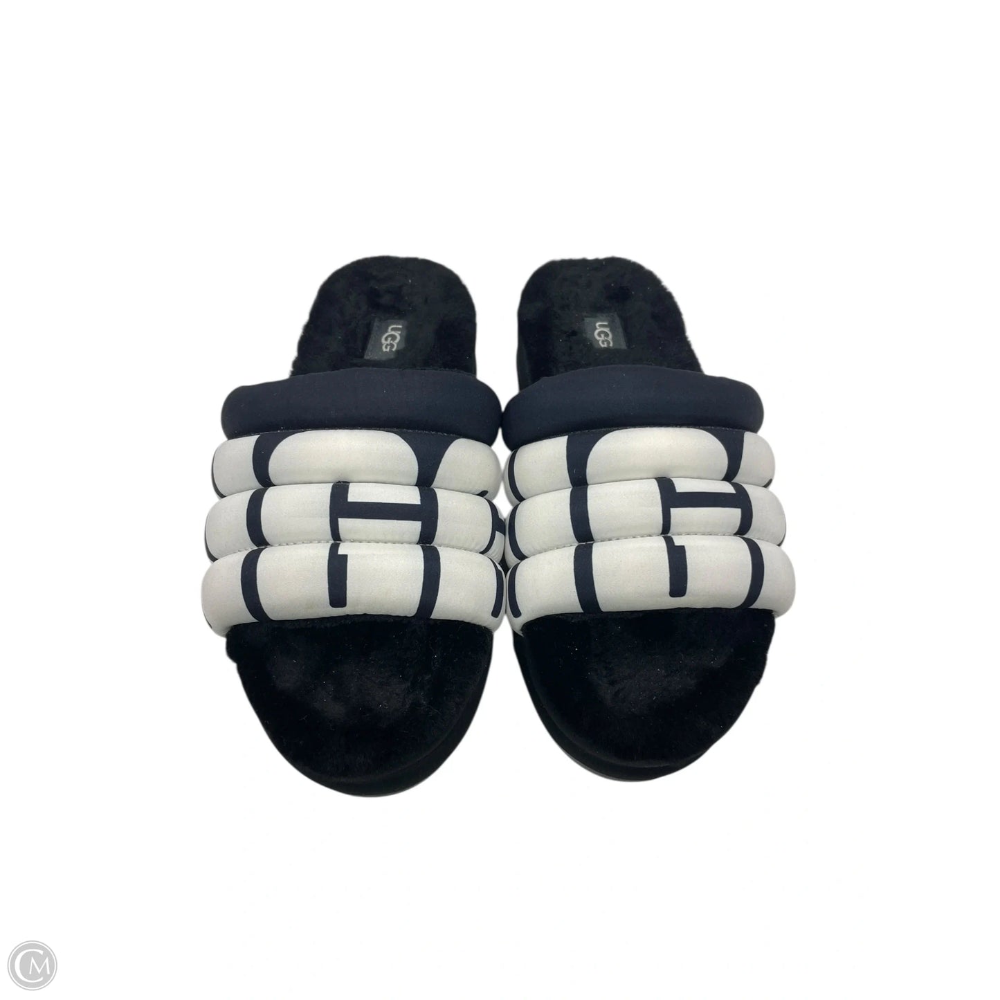Sandals Designer By Ugg In Black, Size: 7