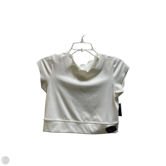 Top Short Sleeve By Aerie In White, Size: M