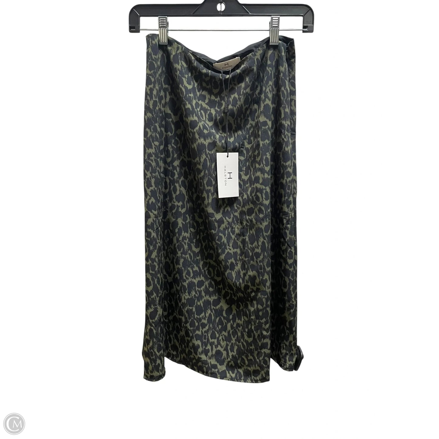 Skirt Designer By Halston In Green, Size: Xs