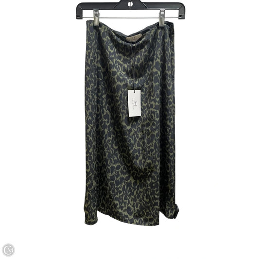 Skirt Designer By Halston In Green, Size: Xs