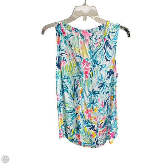 Top Sleeveless Designer By Lilly Pulitzer In Multi-colored, Size: S