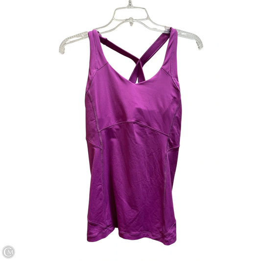 Athletic Tank Top By Lululemon In Purple, Size: 8