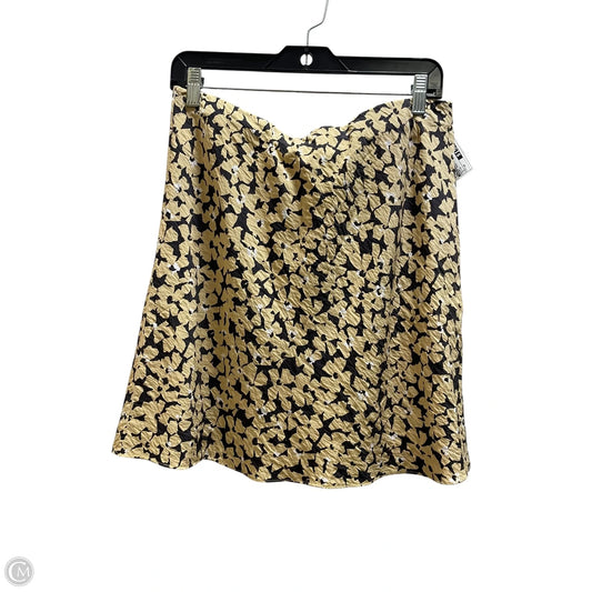 Skirt Midi By Madewell In Yellow, Size: 10