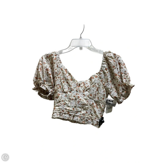 Top Short Sleeve By Altard State In Floral Print, Size: Xs