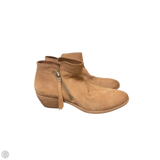 Boots Ankle Flats By Sam Edelman In Brown, Size: 7.5