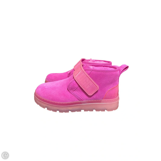 Boots Designer By Ugg In Pink, Size: 7