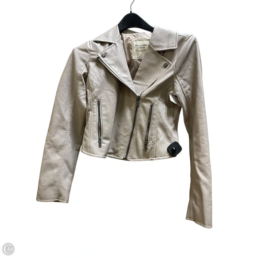 Jacket Other By Abercrombie And Fitch In Tan, Size: Xs