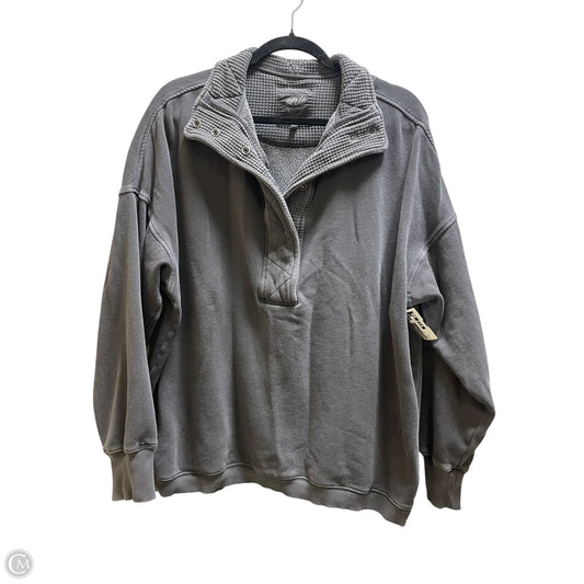Sweatshirt Crewneck By Aerie In Grey, Size: M