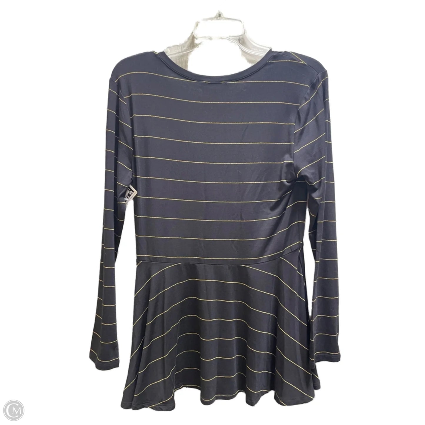 Top Long Sleeve By Matilda Jane In Black, Size: S