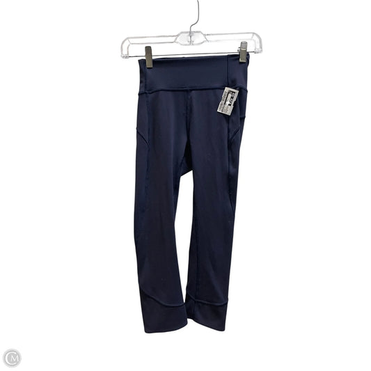 Athletic Leggings By Lululemon In Blue, Size: 2