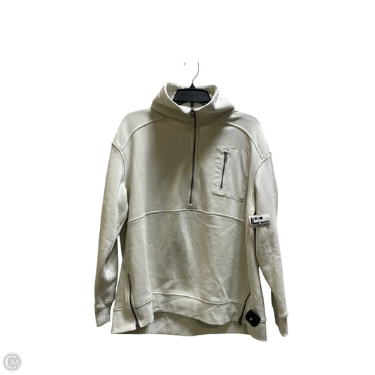 Sweatshirt Crewneck By Avia In Tan, Size: M