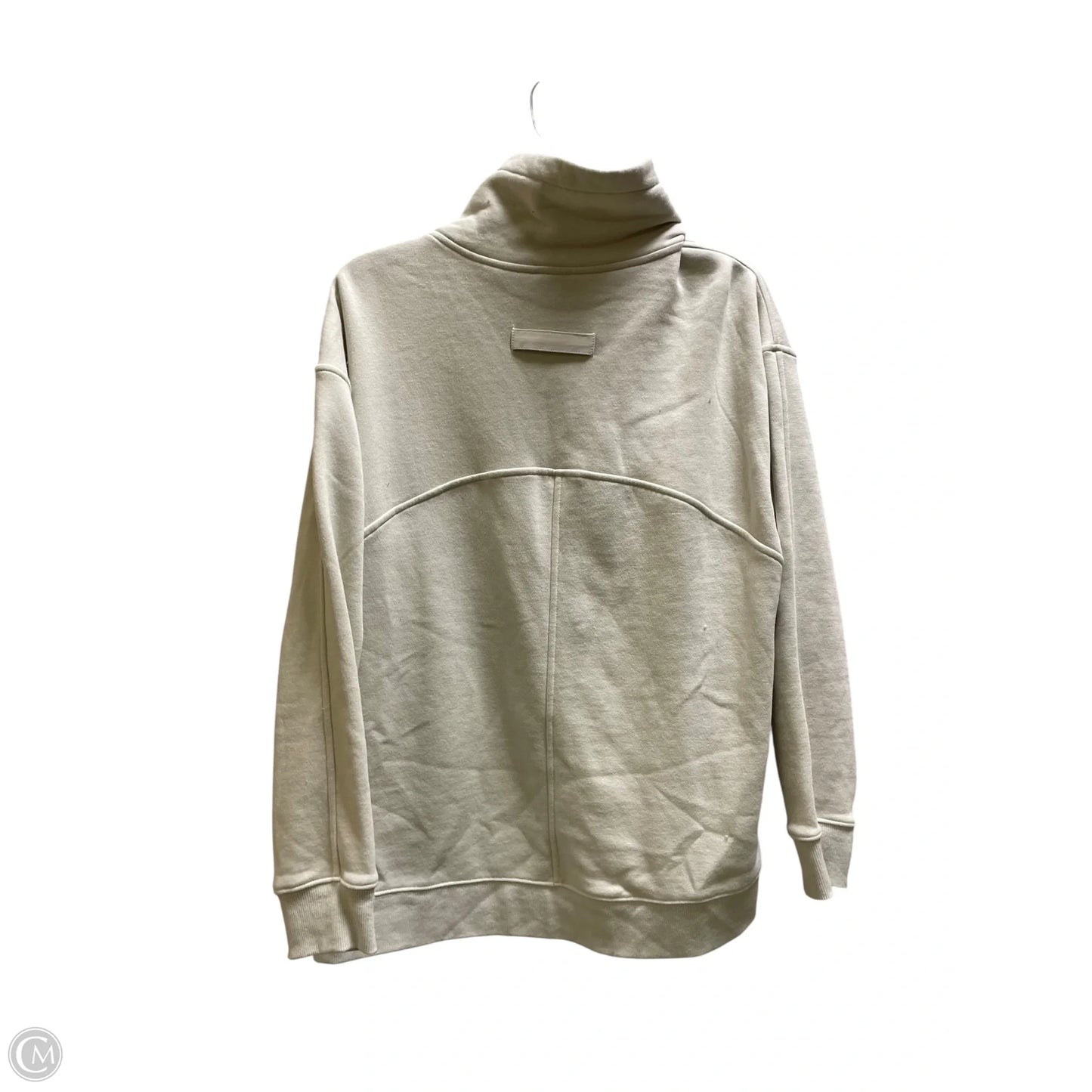 Sweatshirt Crewneck By Avia In Tan, Size: M
