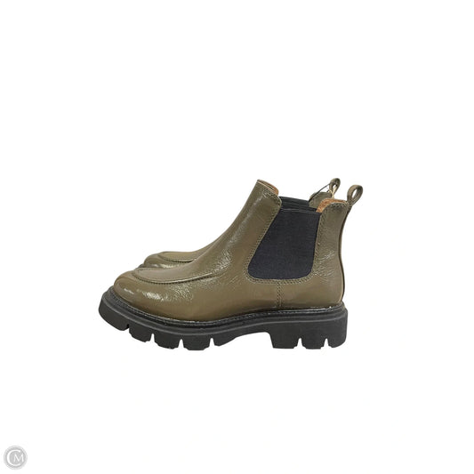 Boots Ankle Flats By Sofft In Green, Size: 8.5